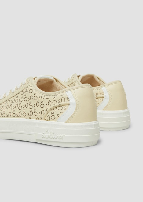 Sneaker mit Allover-Print