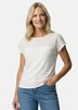 Shirt met kant van katoen en jersey