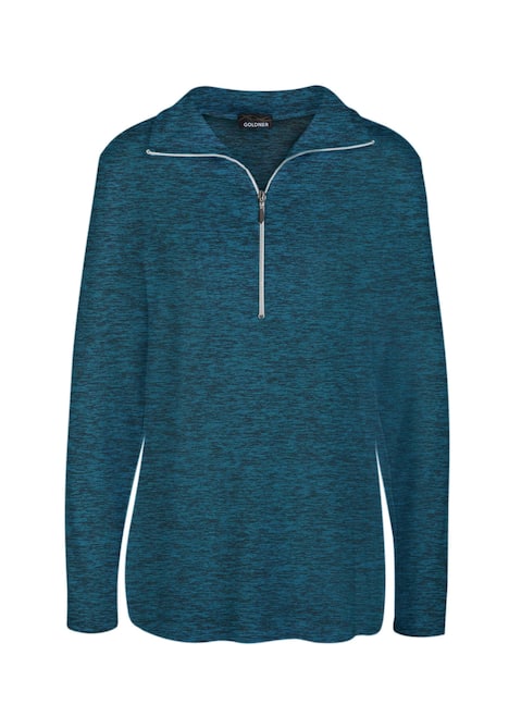 Flauschiges Troyer- Shirt