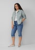Jeans / Slim Fit / Mid Rise / Capri Length