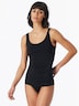 Schiesser Damen Trägertop (Tops) 2-Pack Modal Essentials - schwarz