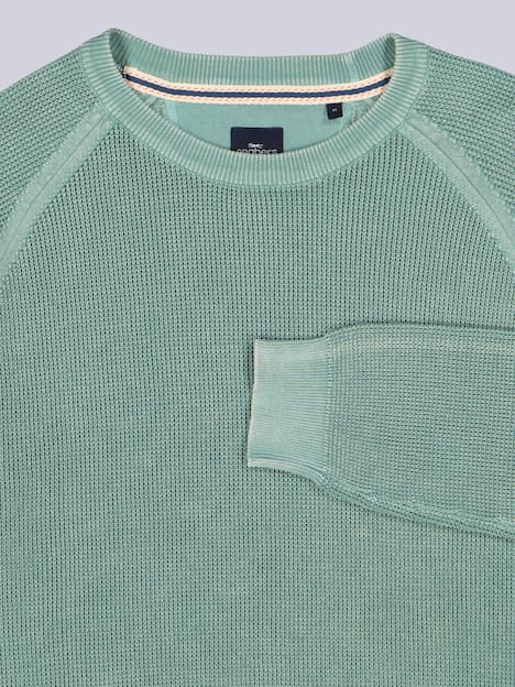 engbers Herren Pullover Rundhals , Tuerkis