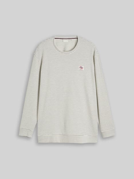 Langarmshirt mit Streifenmuster