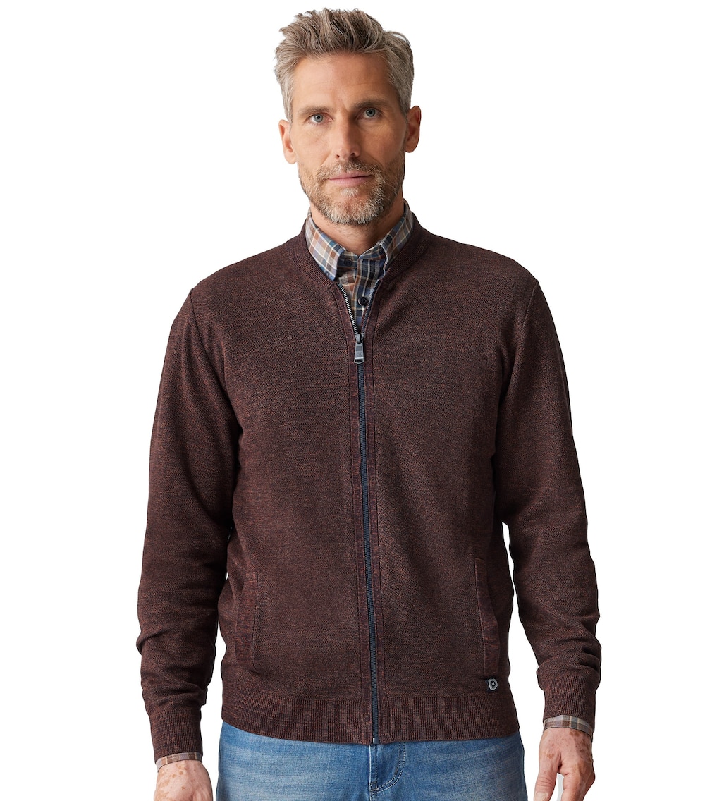 Strickjacke uni