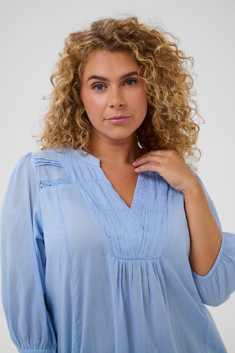 Kurzarm-Bluse Regular fit