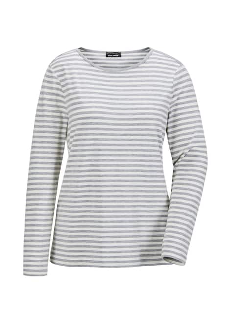 Ringelshirt mit U-Boot-Ausschnitt