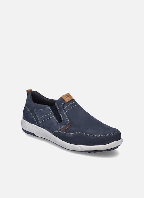 Herren Slipper Enrico 04, blau-kombi