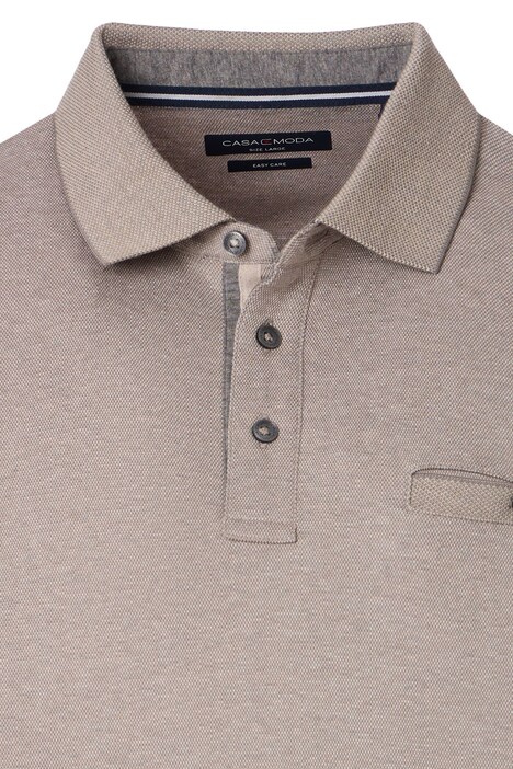 Polo-Shirt Langarm uni