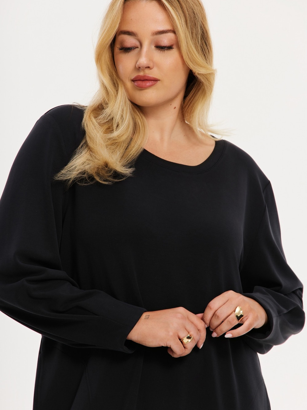 Jurk met lange mouwen