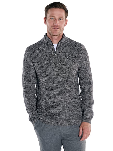 engbers Herren Pullover Polokragen , Braunbeige