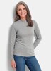 Ringelshirt mit Stehkragen