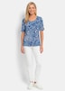 Viskoseshirt in modischem Animal Print