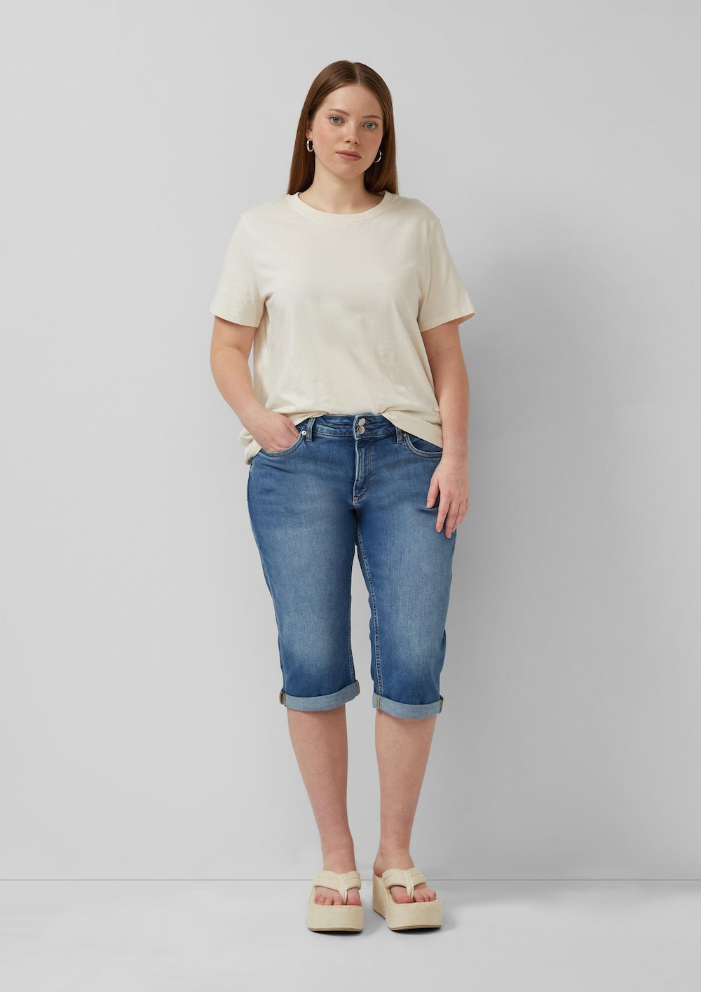 Jeans Catie / Mid Rise / Capri