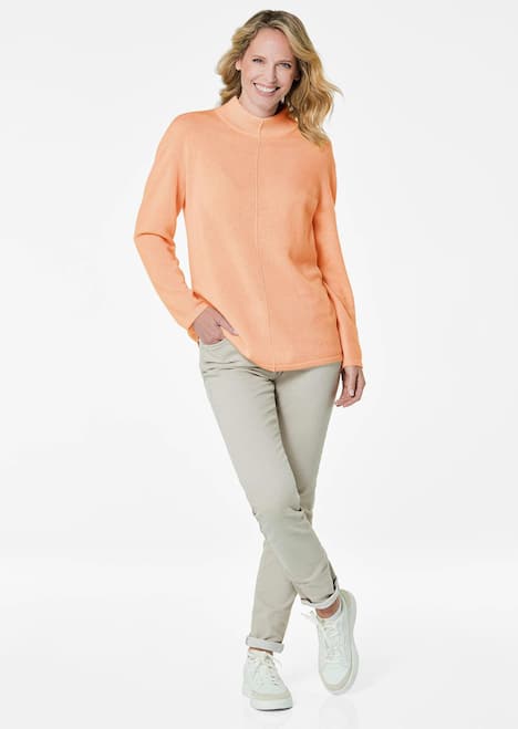 Kuschelweicher Kaschmirpullover mit Kragen