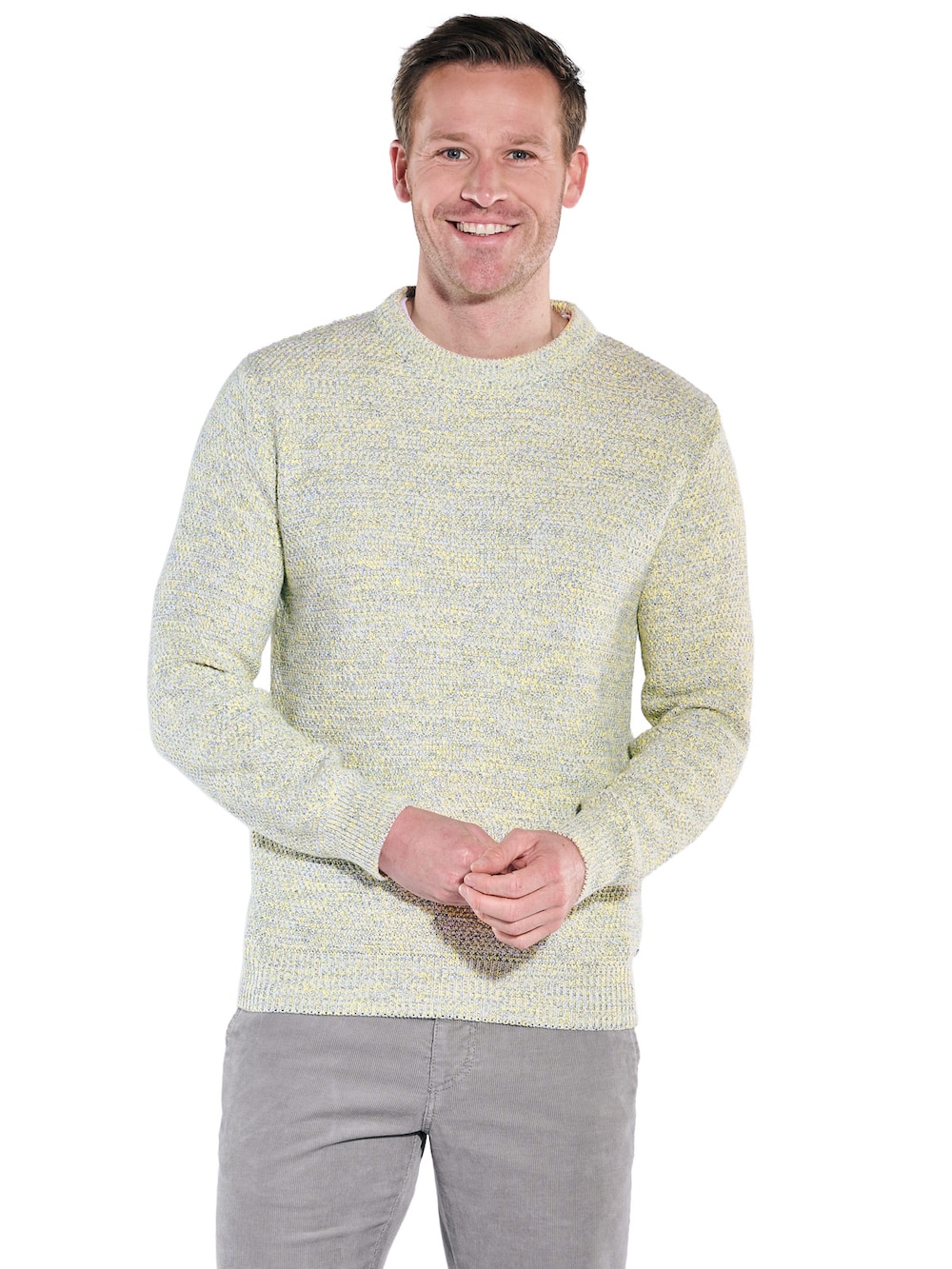 engbers Herren Pullover Rundhals , Gelb
