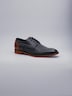 Herren Halbschuh aus Leder , Saphirblau