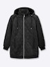 Steppjacke Blousonjacke mit Wellensteppung, warm wattiert Langarm Stehkragen