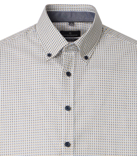 Freizeithemd Kurzarm Print Comfort Fit