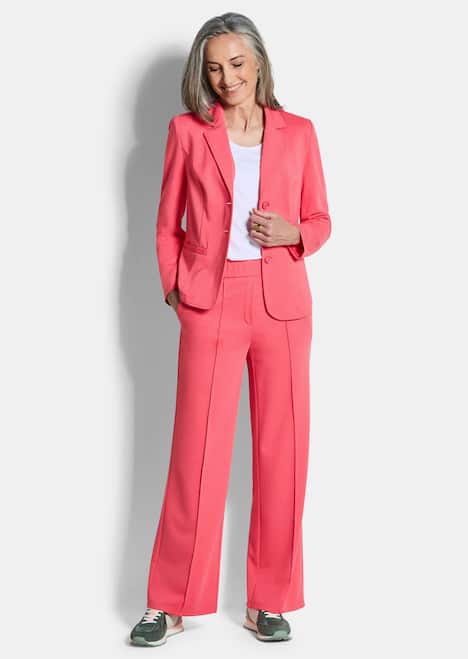 Jersey-Hose mit Biesen