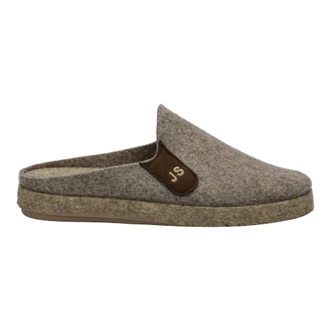 Herren Hausschuh Clemens 01, braun-kombi