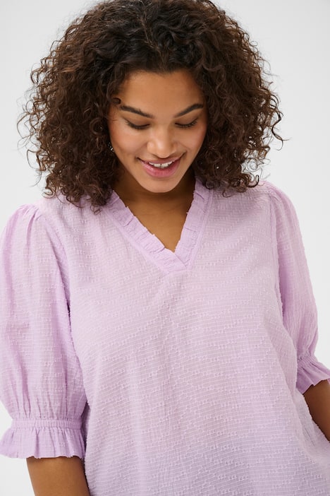 Kurzarm-Bluse Regular fit