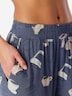 Schiesser Damen Schlafanzug Casual Fashion blaugrau