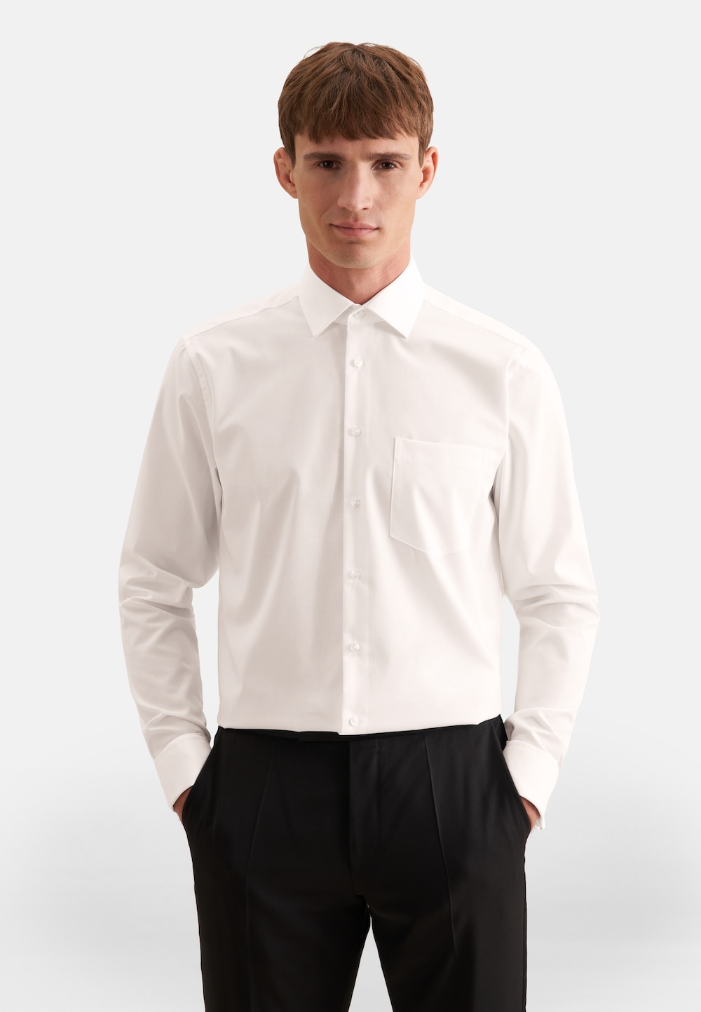 Herren Business Hemd - Uni
