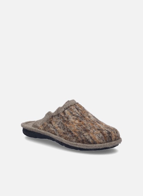 Damen Hausschuh Lille 07, braun-multi