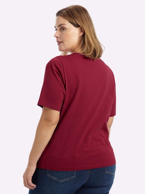 Halbarmshirt Kurzarm Ohne Kragen
