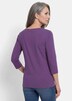 Basic shirt met boothals
