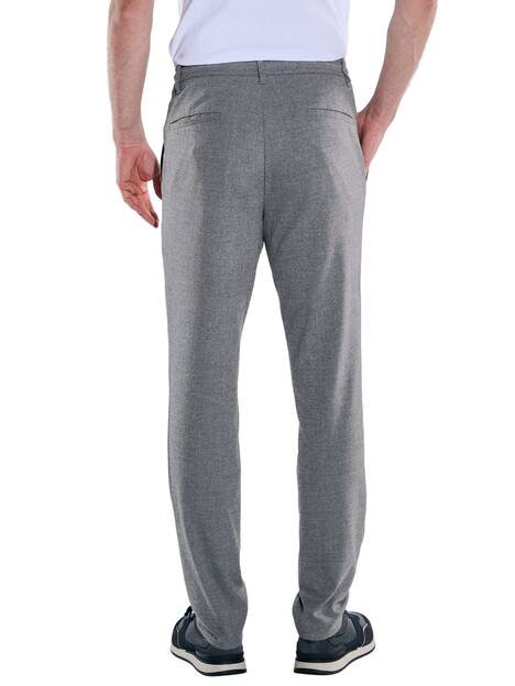 engbers Herren Chino Hose aus edlem Garn , Silbergrau