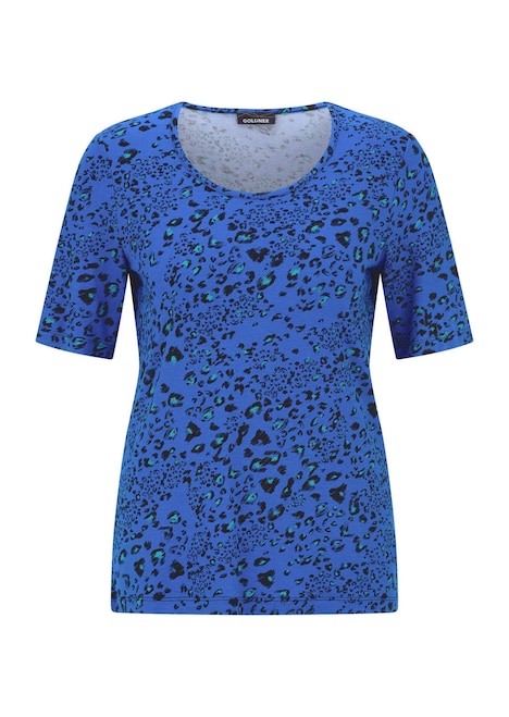 Viscose shirt in luipaardprint