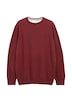 Baumwollpullover mit Logo-Stickerei