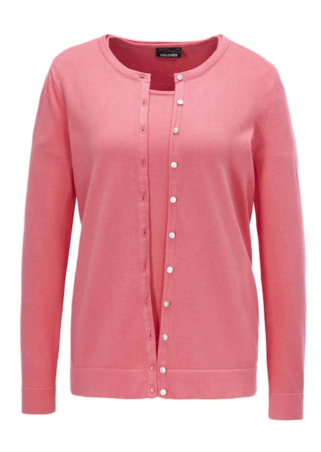 Figurnahes Twin-Set aus Pima-Baumwolle