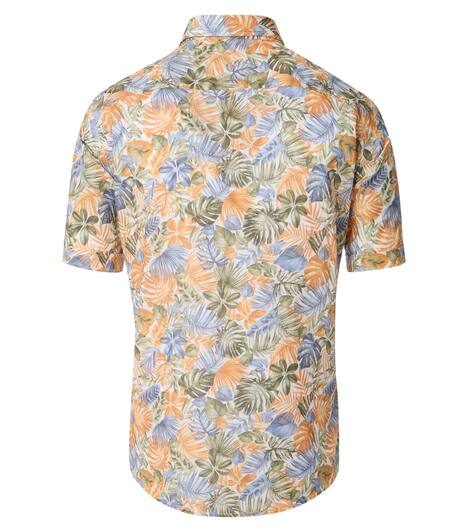 Freizeithemd Kurzarm Print Casual Fit