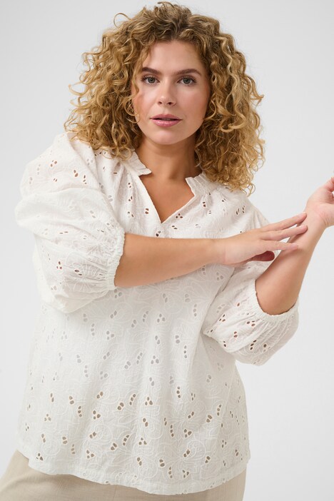 Langarm-Bluse Regular fit