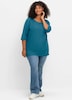3/4-Arm-Shirt 3/4-Arm-Shirt im geraden, längeren Schnitt 3/4-Arm Uni