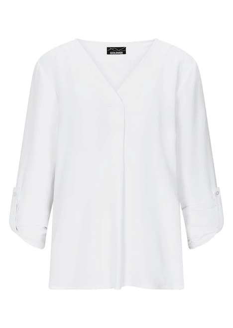 Elegante basic blouse met V-hals