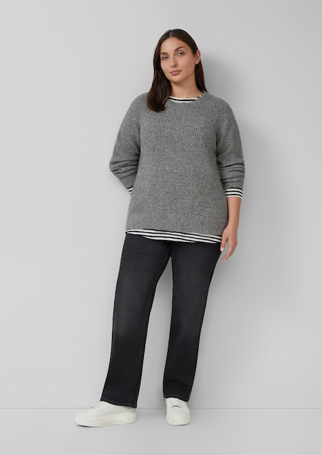 Strickpullover aus Wollmix