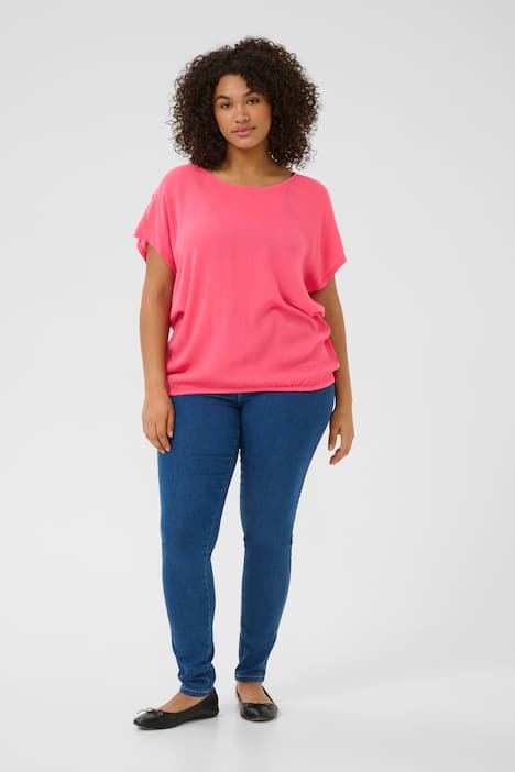 Kurzarm-Bluse Loose fit