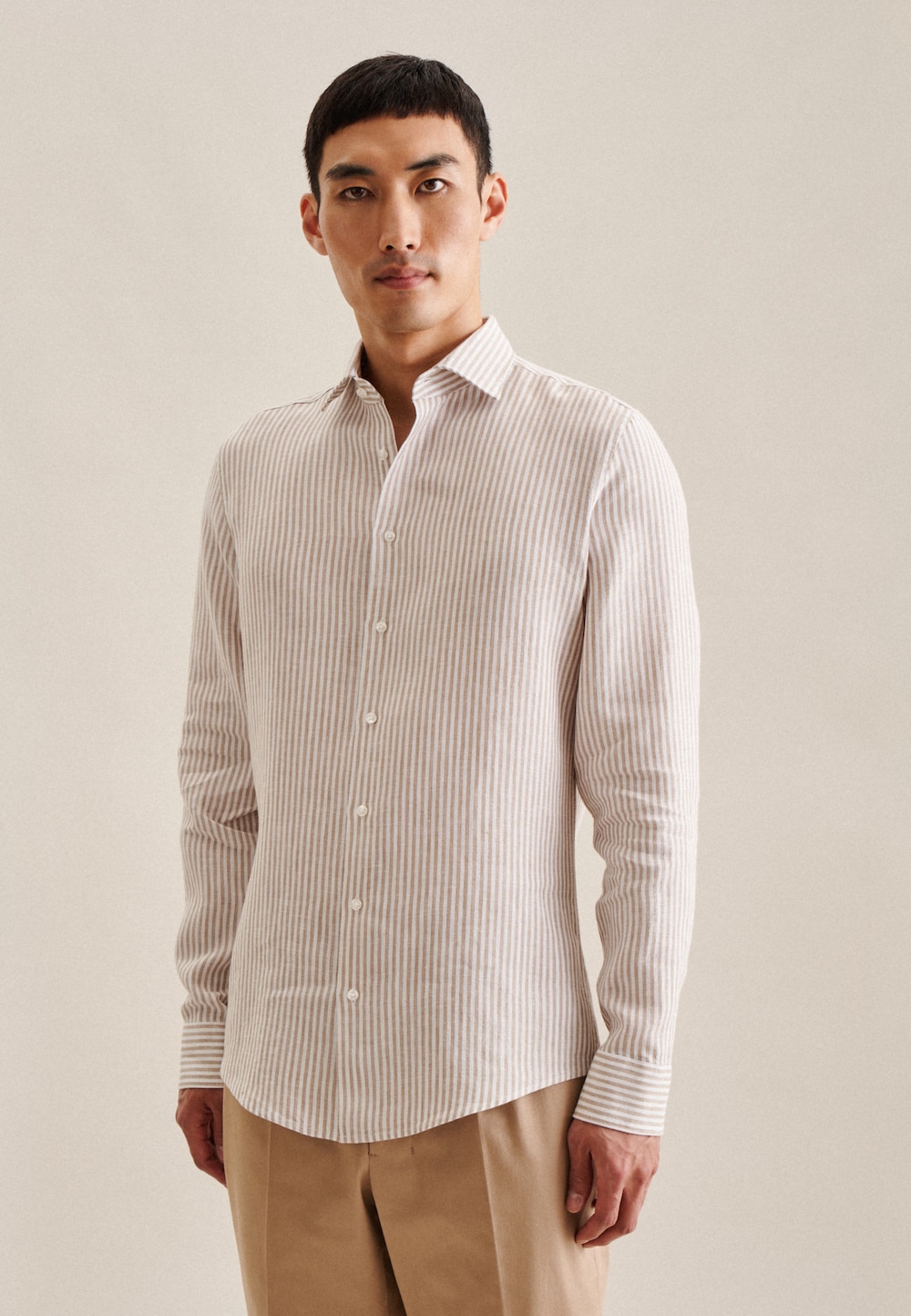 Herren Business Hemd - Streifen