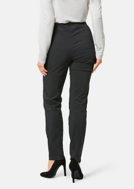 GOLDNER Bengaline broek LOUISA Smalle bengaline broek LOUISA, aan de binnenkant geruwd