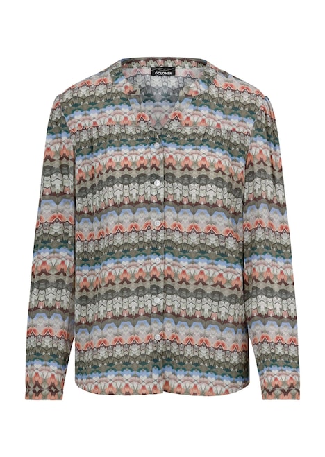Feminine Bluse im Country-Stil