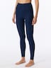 Schiesser Damen Leggings High Waist Doppelripp - Active admiral