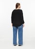 Viskosemix Pullover mit Fledermausärmeln
