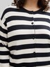 Cardigan mit Streifenmuster