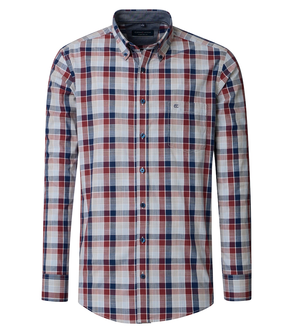 Freizeithemd kariert Comfort Fit