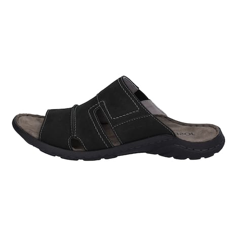 Herren Sandale Logan 38, schwarz