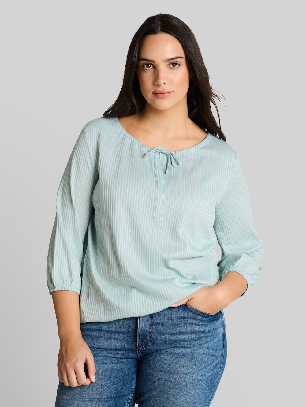 Bluse mit Streifenmuster