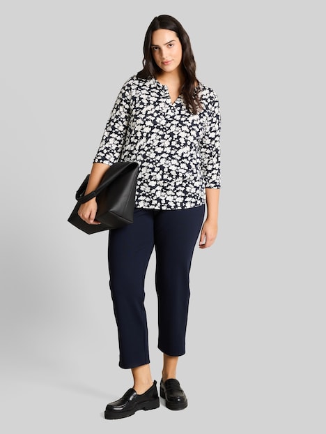 Langarmshirt mit Muster